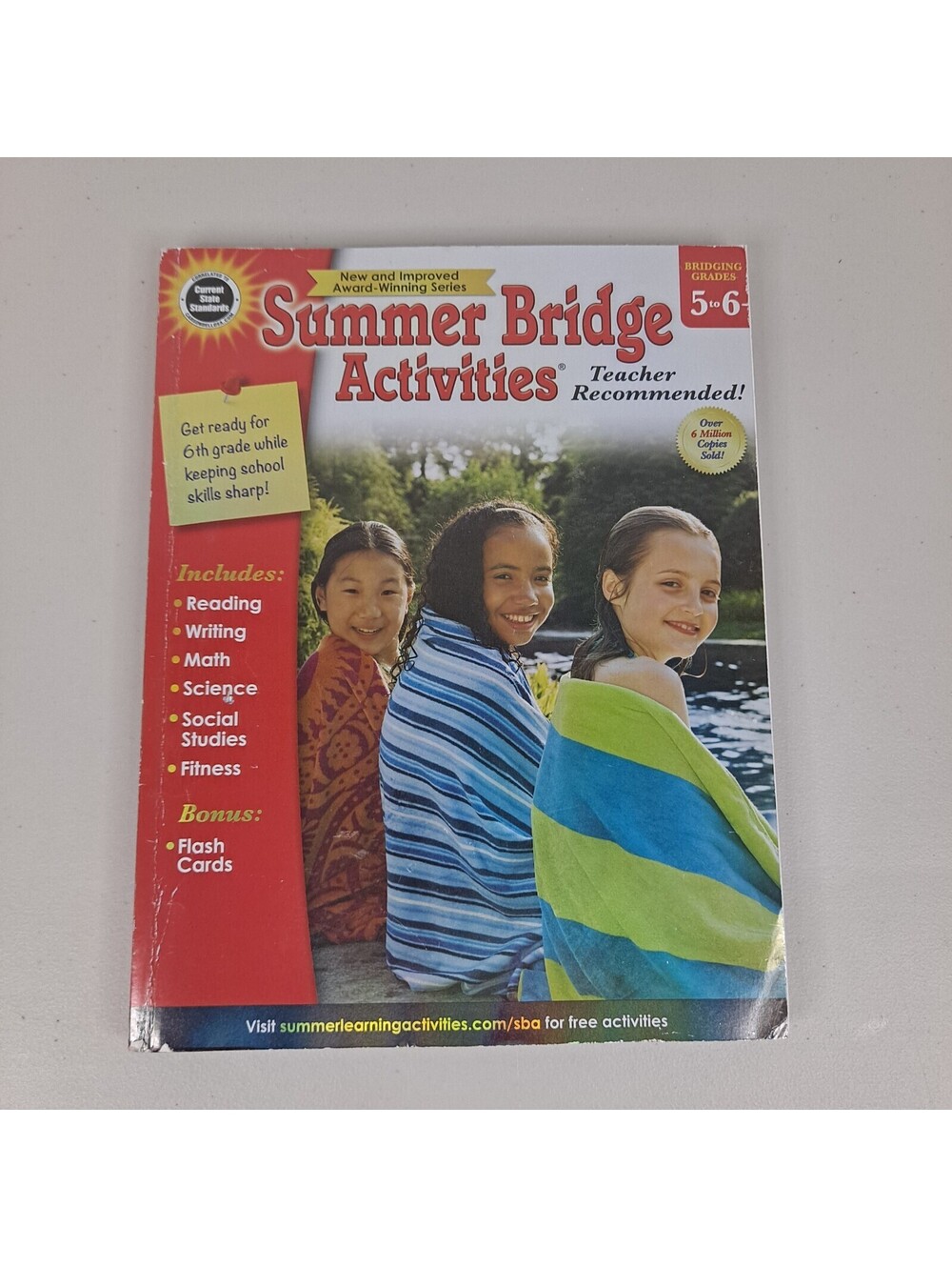 Summer Bridge Activities 5th to 6th Grade Workbooks Math Reading Comprehension